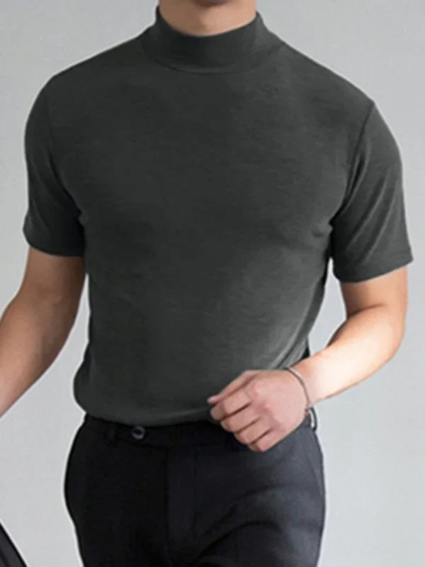 Martín - Camiseta de Cuello Alto para Hombre