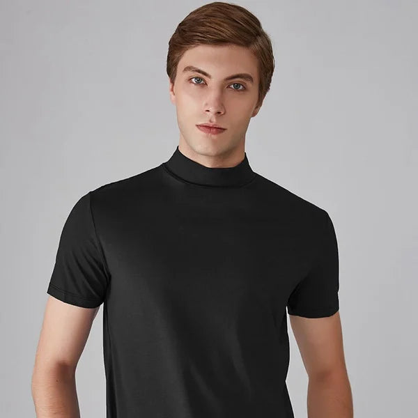 Martín - Camiseta de Cuello Alto para Hombre