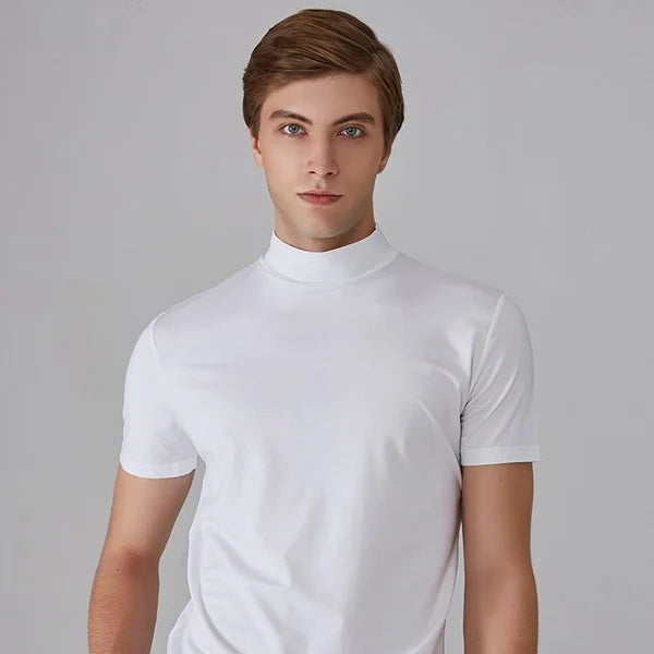 Martín - Camiseta de Cuello Alto para Hombre