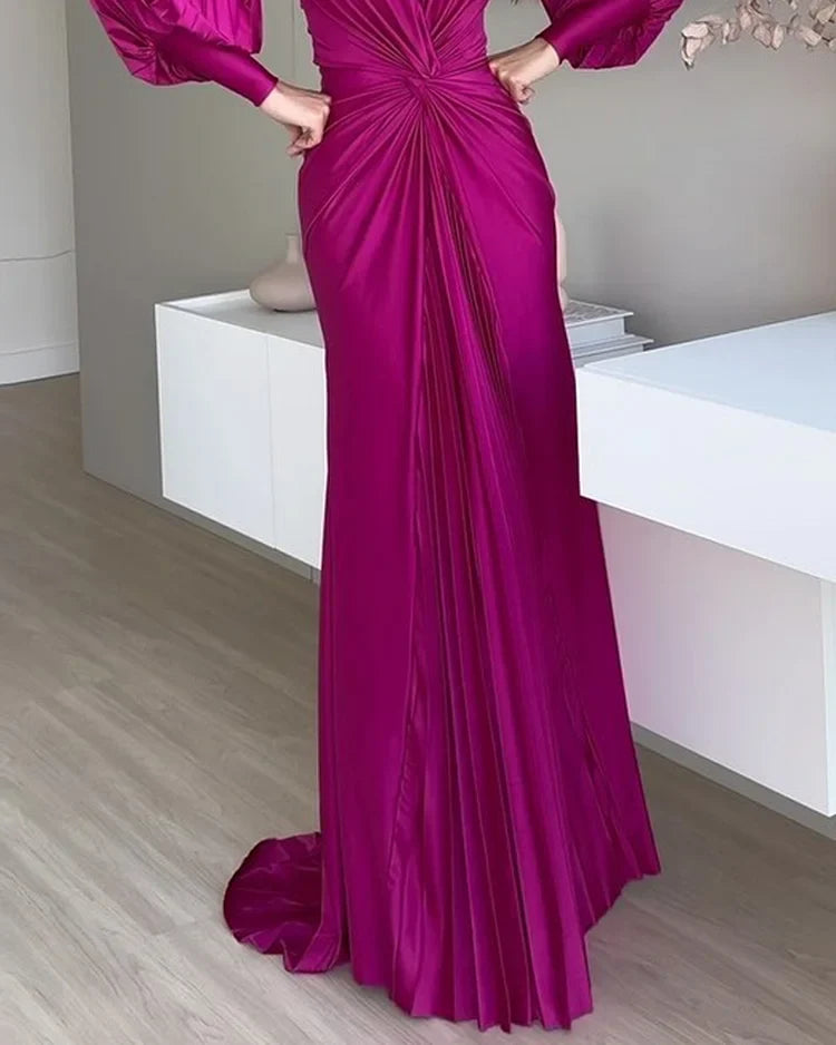 Gema - Elegante Vestido Plisado