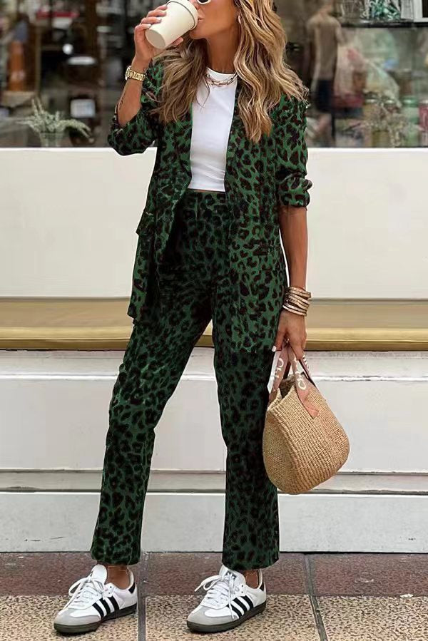 Marina - Conjunto de Blazer y Pantalon