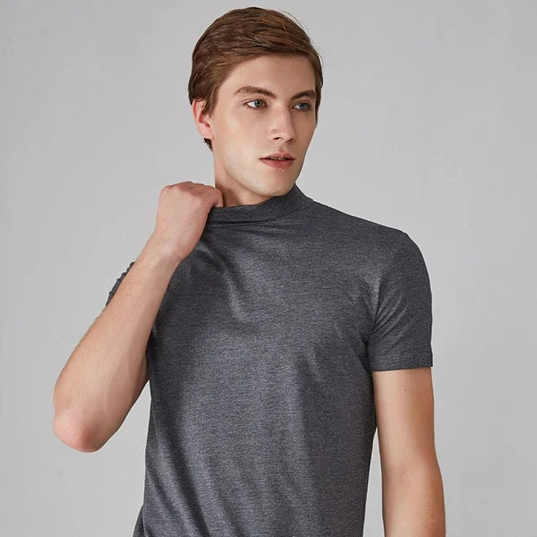 Martín - Camiseta de Cuello Alto para Hombre