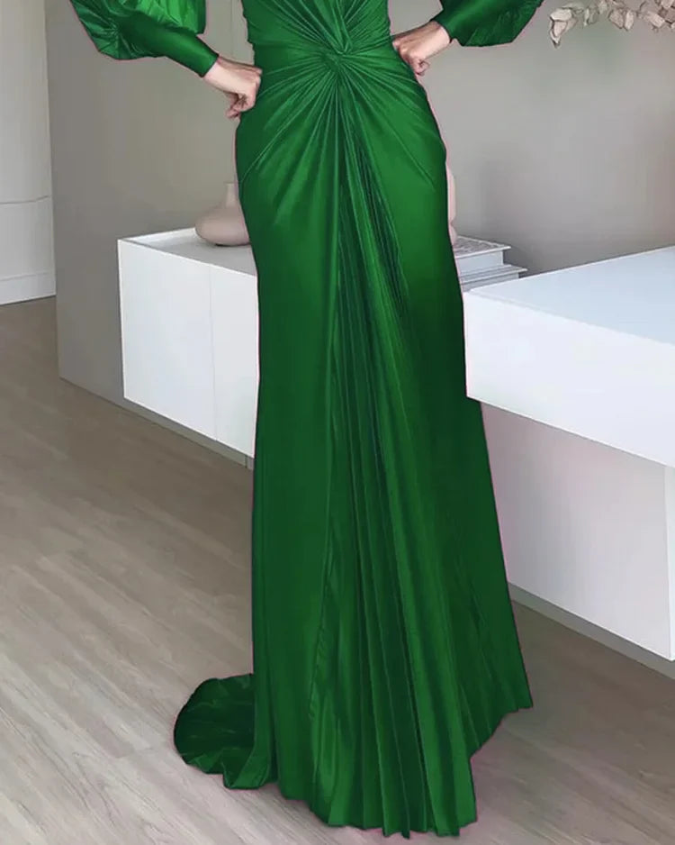 Gema - Elegante Vestido Plisado